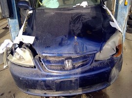 2001 HONDA CIVIC, NAVY BLUE, EX, 1.7L VTEC, AT,  A25078